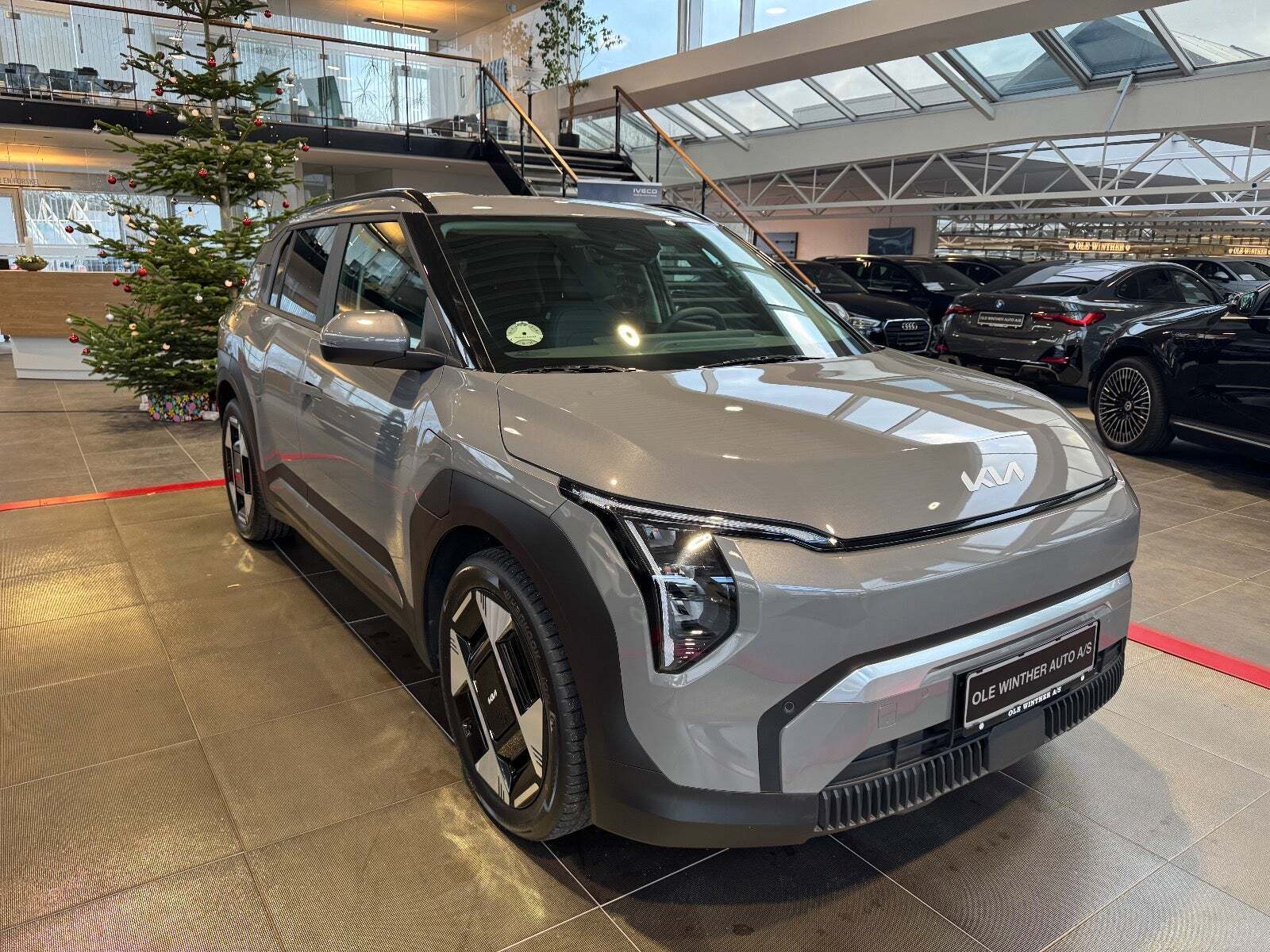 Grå Kia EV3 fra 2025
