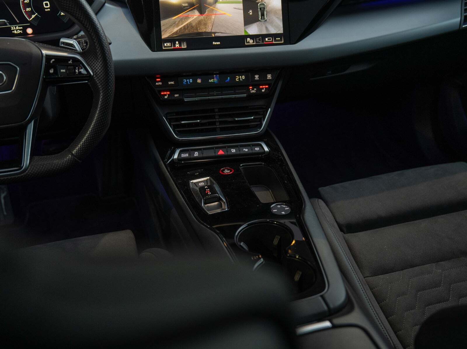 Sort Audi e-tron GT fra 2021