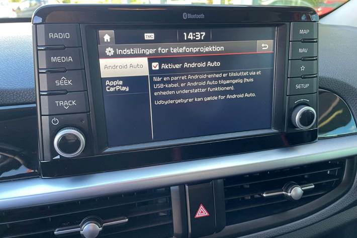 Rød Kia Picanto fra 2018