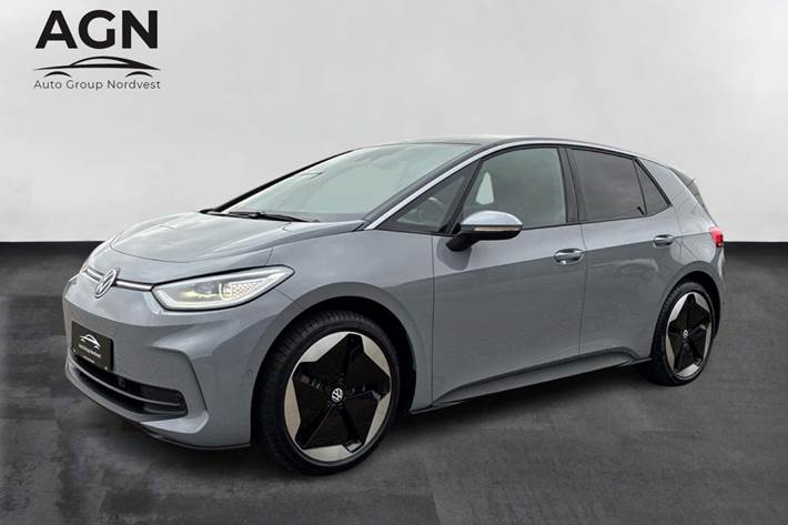 Grå VW ID.3 fra 2025 set udefra