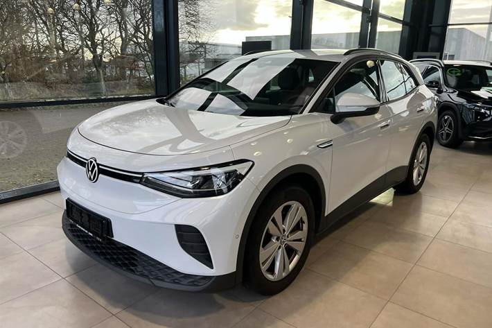 Hvid VW ID.4 fra 2022 set udefra