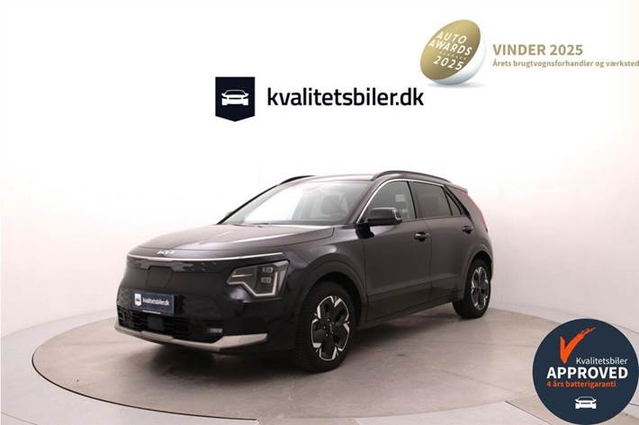 Sort Kia Niro EV fra 2024 set udefra