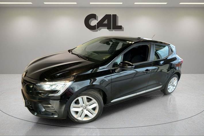 Sort Renault Clio V fra 2020 set udefra