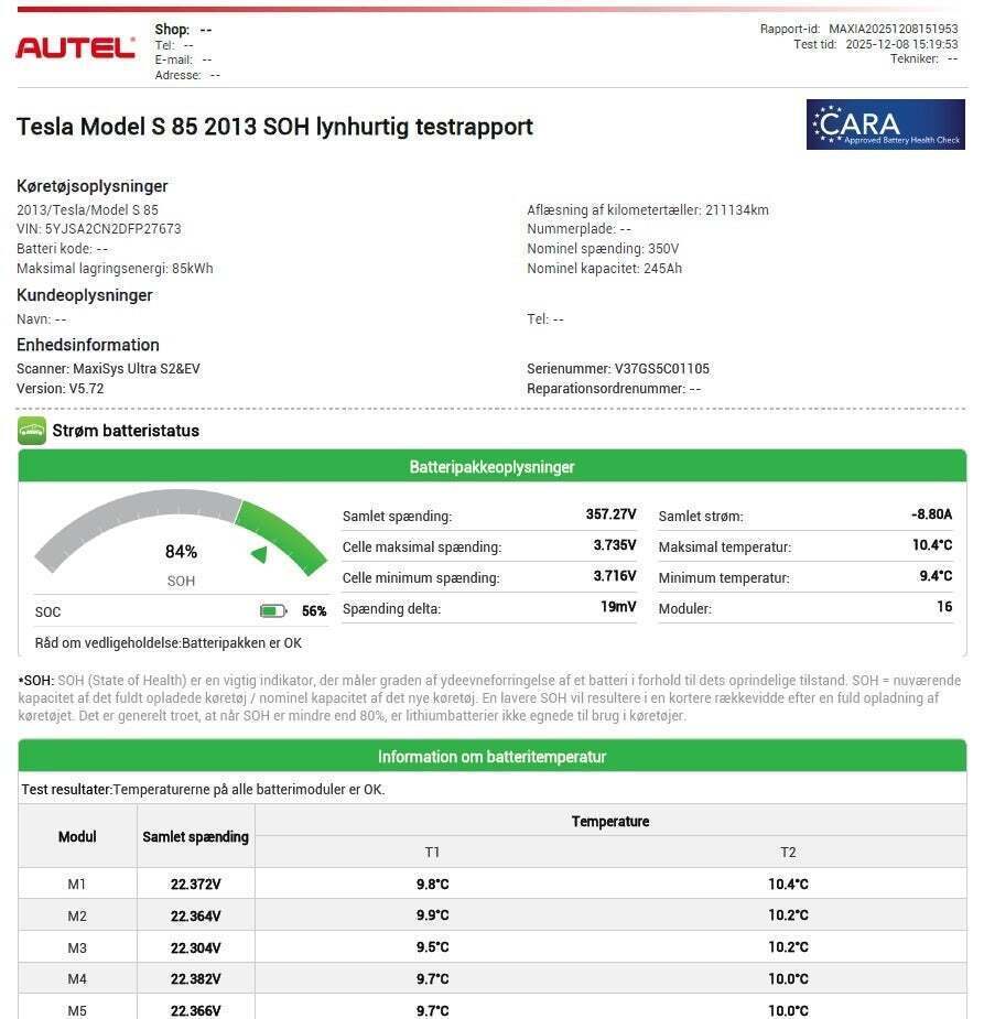Tesla Model S 85 7prs