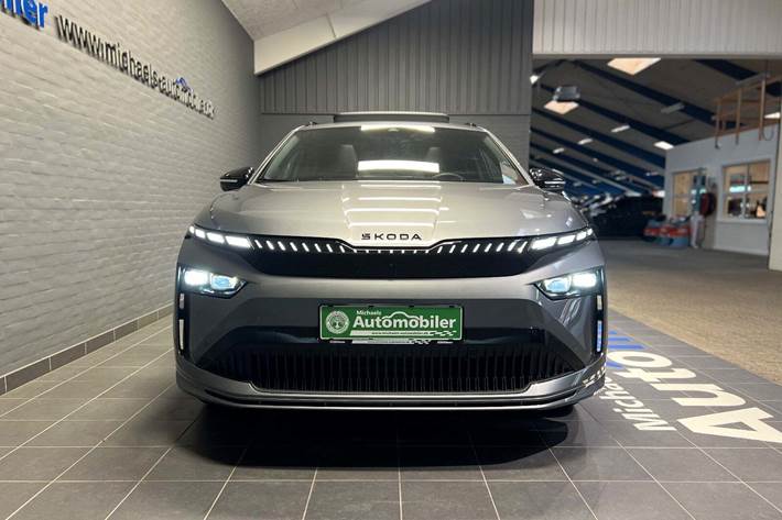 Grå Skoda Enyaq fra 2026