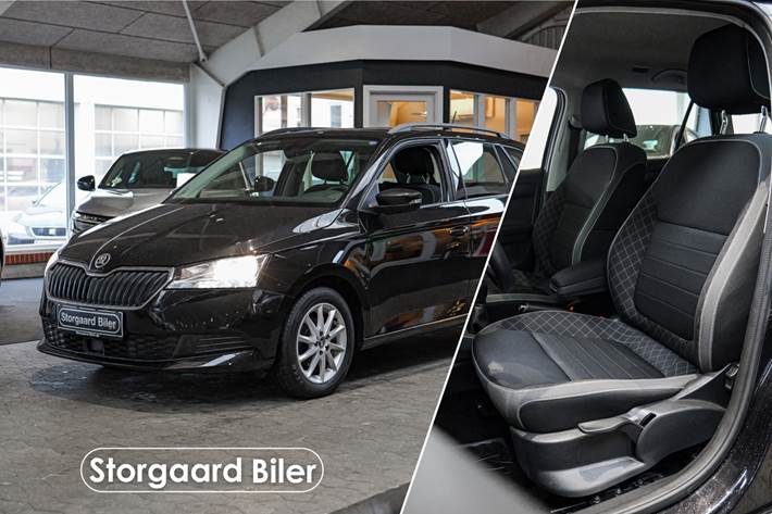 Sort Skoda Fabia fra 2019