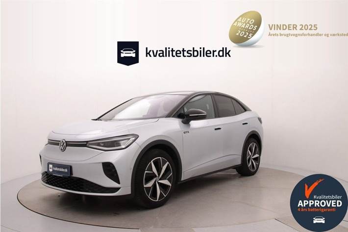 Sølv VW ID.5 fra 2023 set udefra