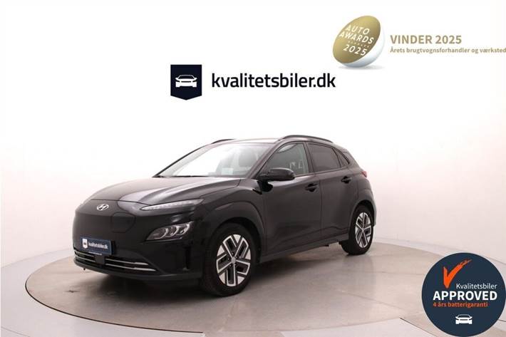Sort Hyundai Kona fra 2022 set udefra