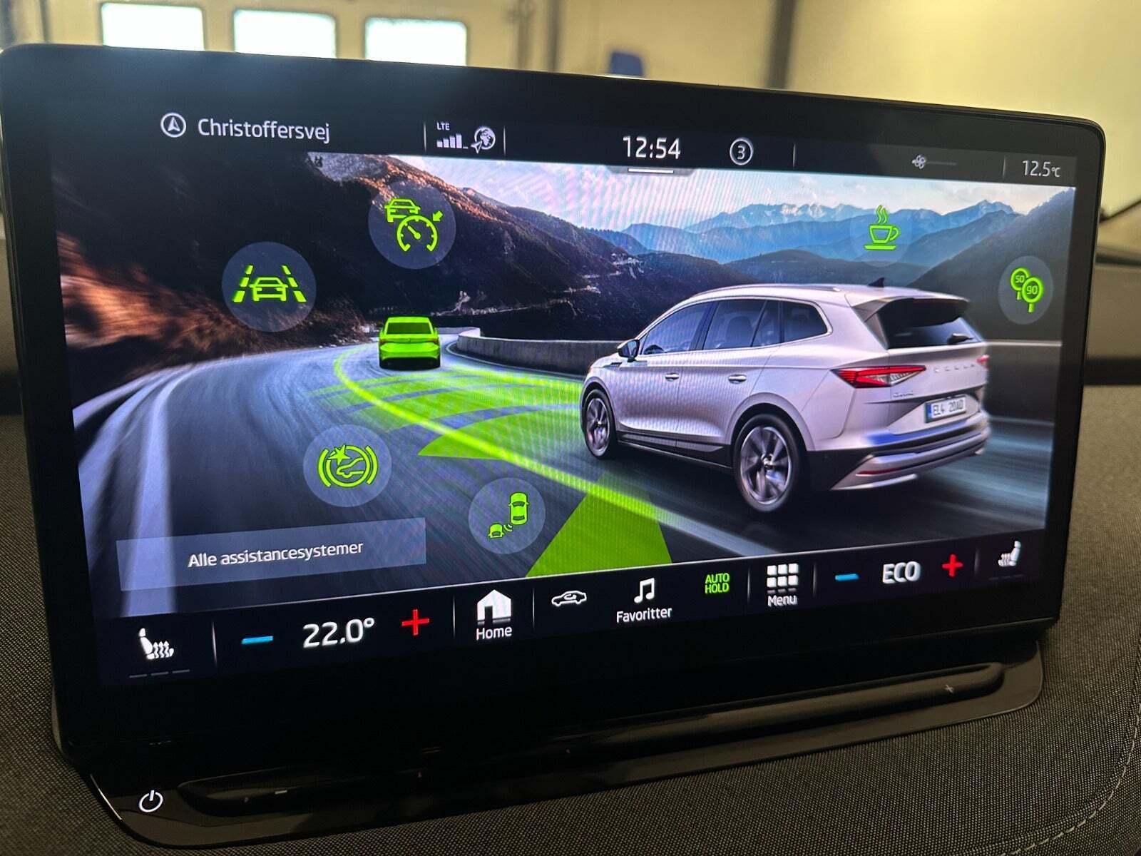 Sort Skoda Enyaq fra 2022