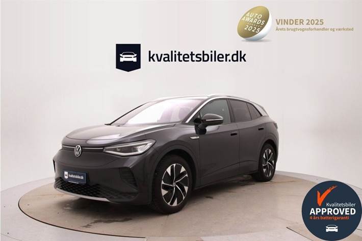Grå VW ID.4 fra 2022 set udefra