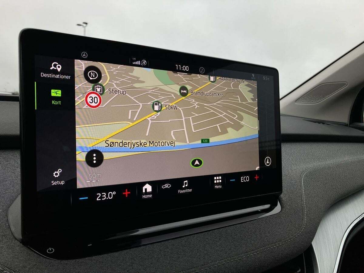 Sort Skoda Enyaq fra 2022