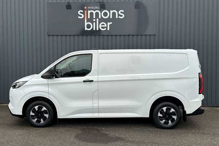 Hvid Ford E-Transit Custom 320L fra 2025