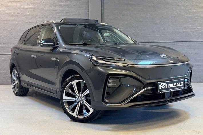 Grå MG Marvel R fra 2023 set udefra