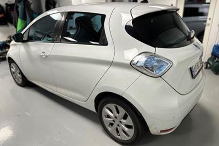Hvid Renault Zoe fra 2013