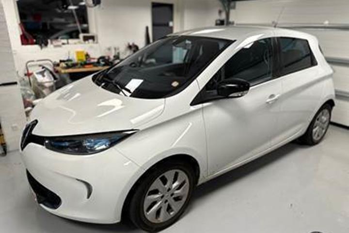 Hvid Renault Zoe fra 2013