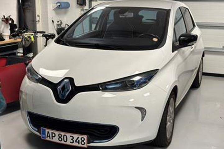 Hvid Renault Zoe fra 2013