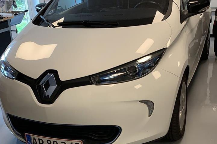 Hvid Renault Zoe fra 2013