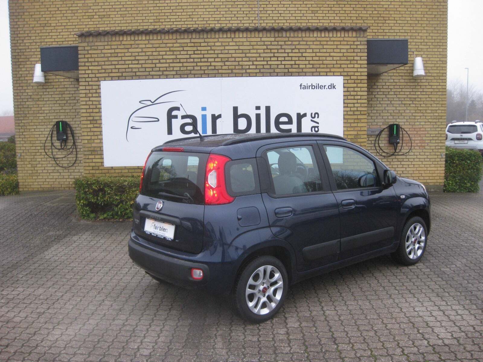 Blå Fiat Panda fra 2015