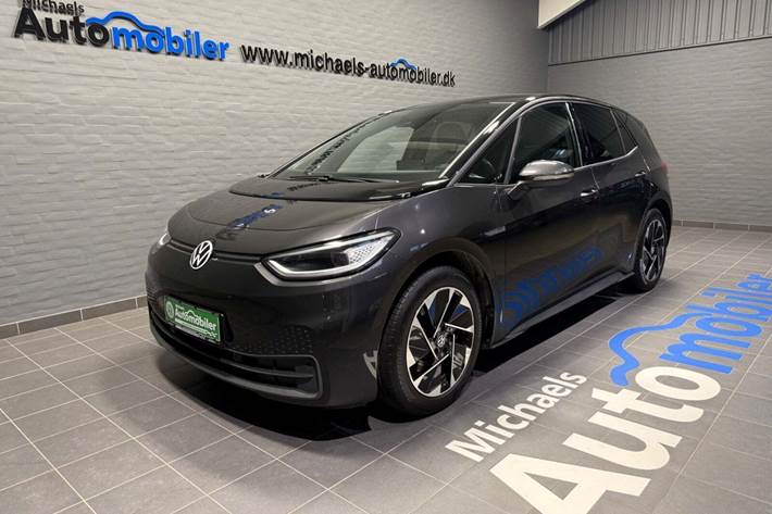 Sort VW ID.3 fra 2021 set udefra