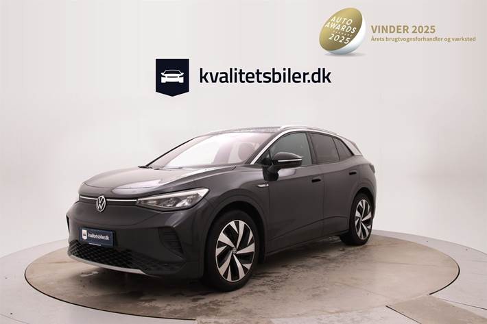 Grå VW ID.4 fra 2021 set udefra