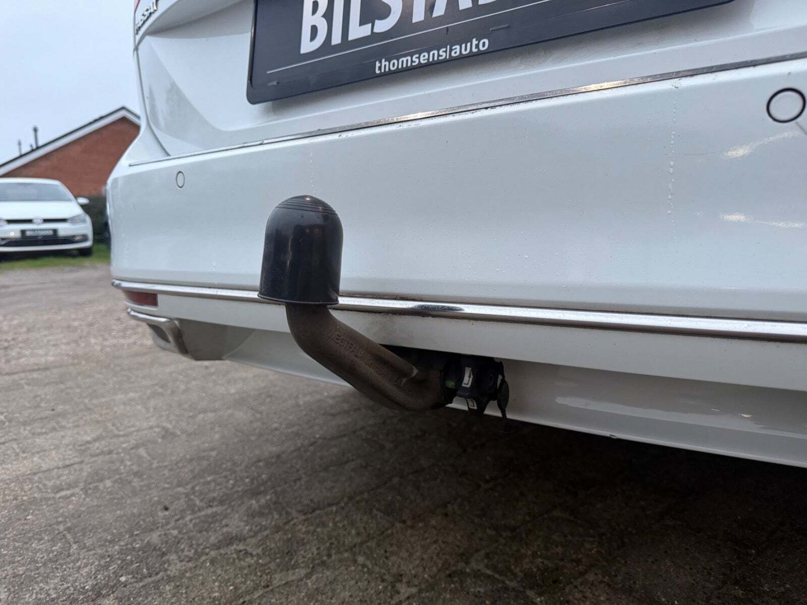 Hvid VW Passat fra 2016