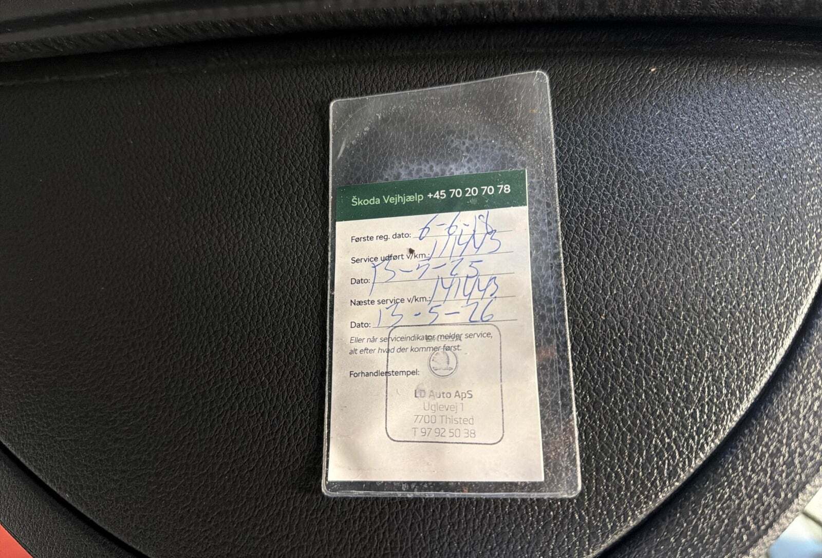 Sølv Skoda Fabia fra 2018