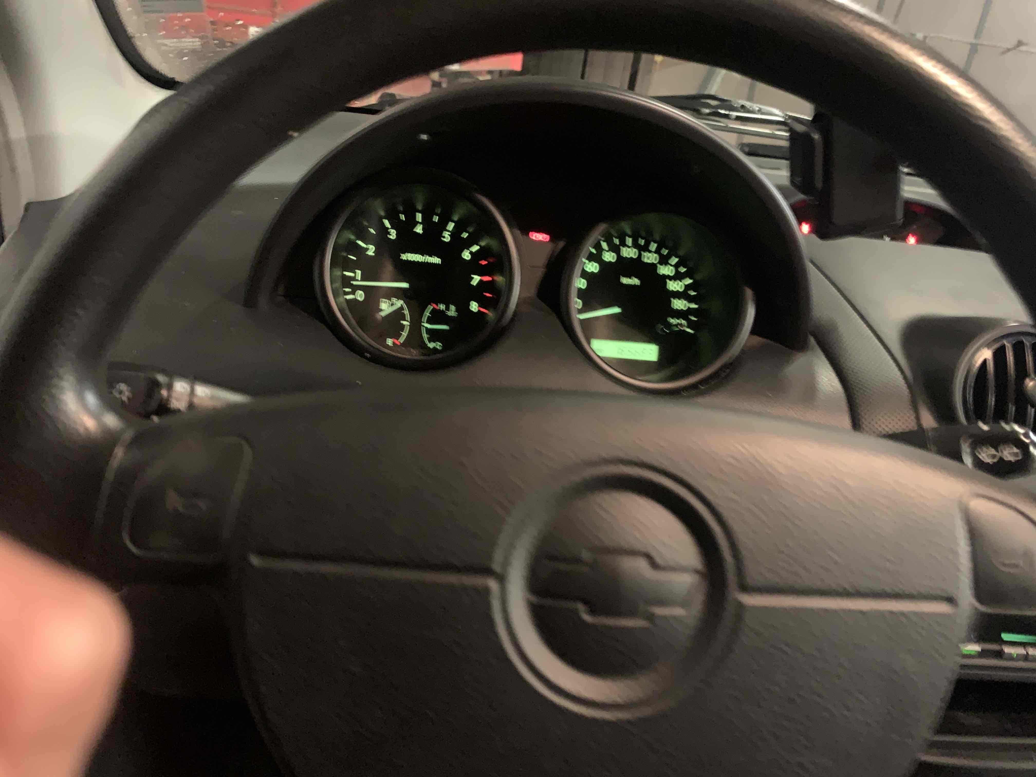 Sølv Chevrolet Kalos fra 2007