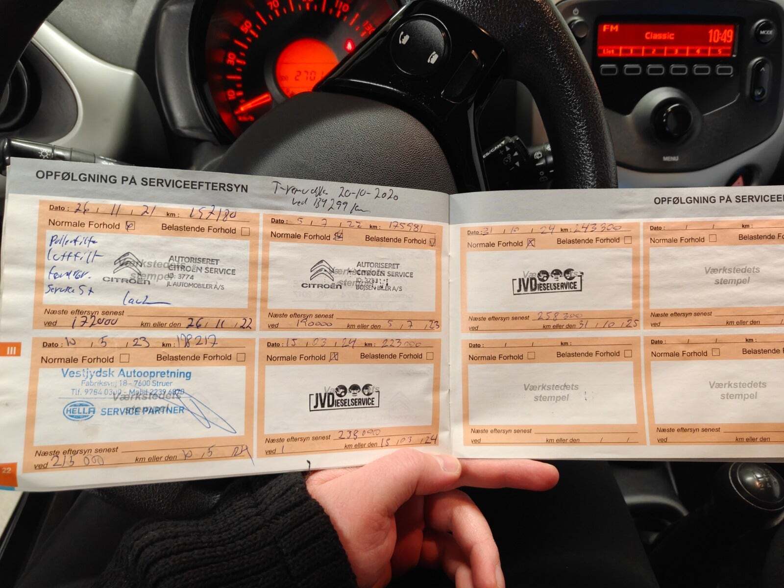 Gul Citroën C1 fra 2014