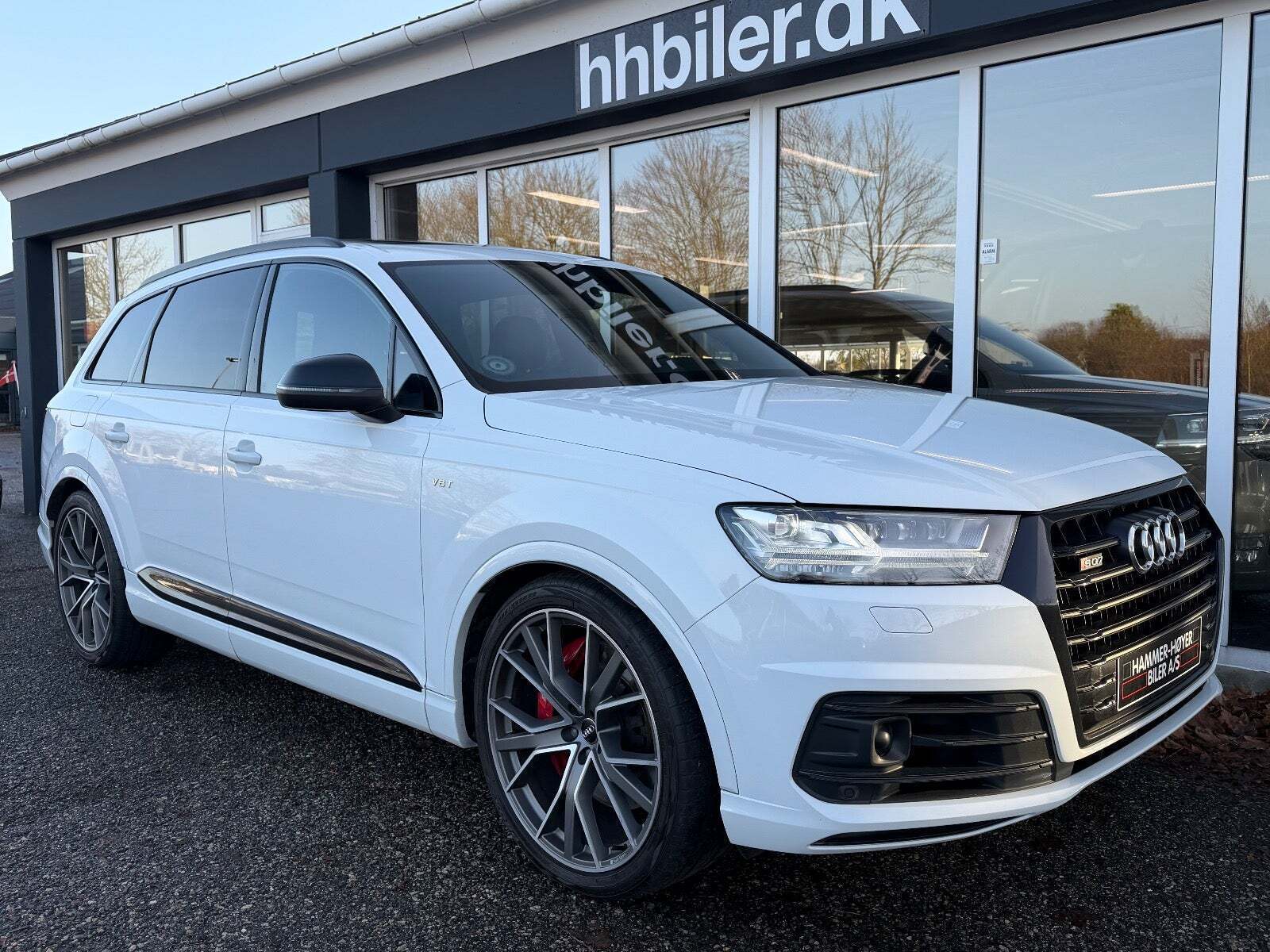 Hvid Audi SQ7 fra 2017