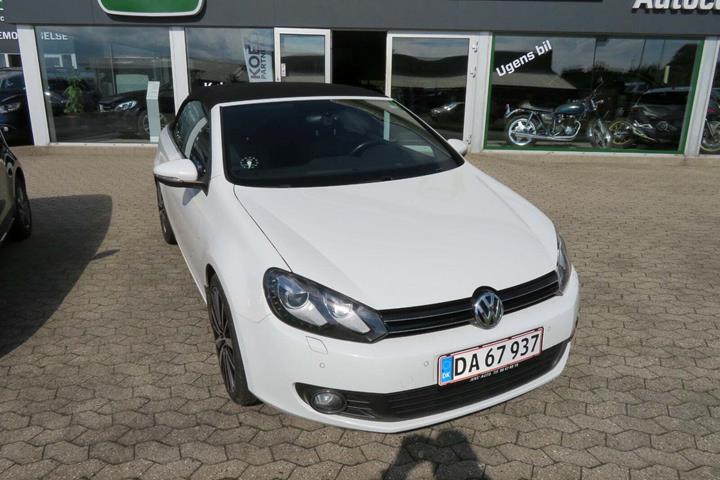 Hvid VW Golf VI fra 2011