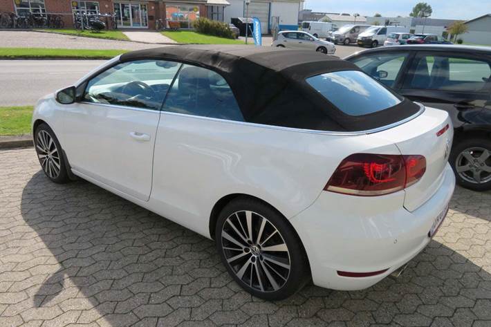 Hvid VW Golf VI fra 2011