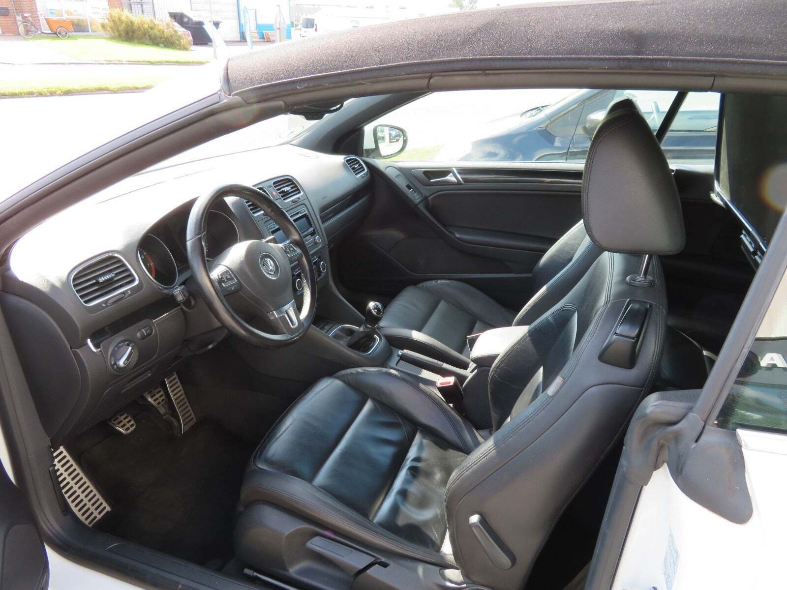 Hvid VW Golf VI fra 2011