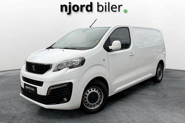 Hvid Peugeot Expert fra 2019 set udefra