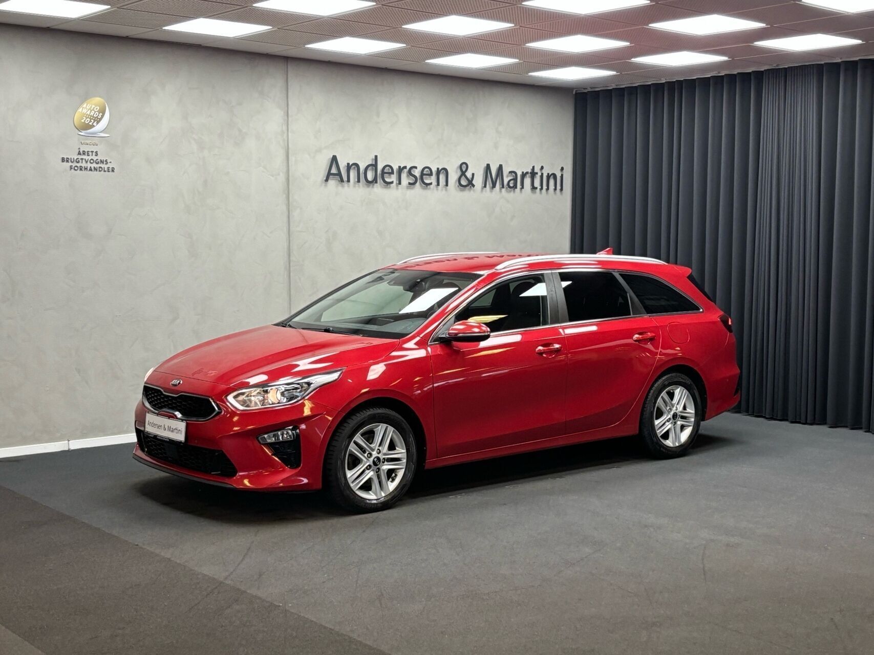 Rød Kia Ceed fra 2020