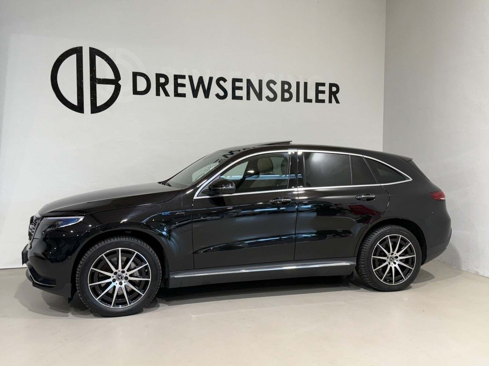 Sort Mercedes EQC400 fra 2020
