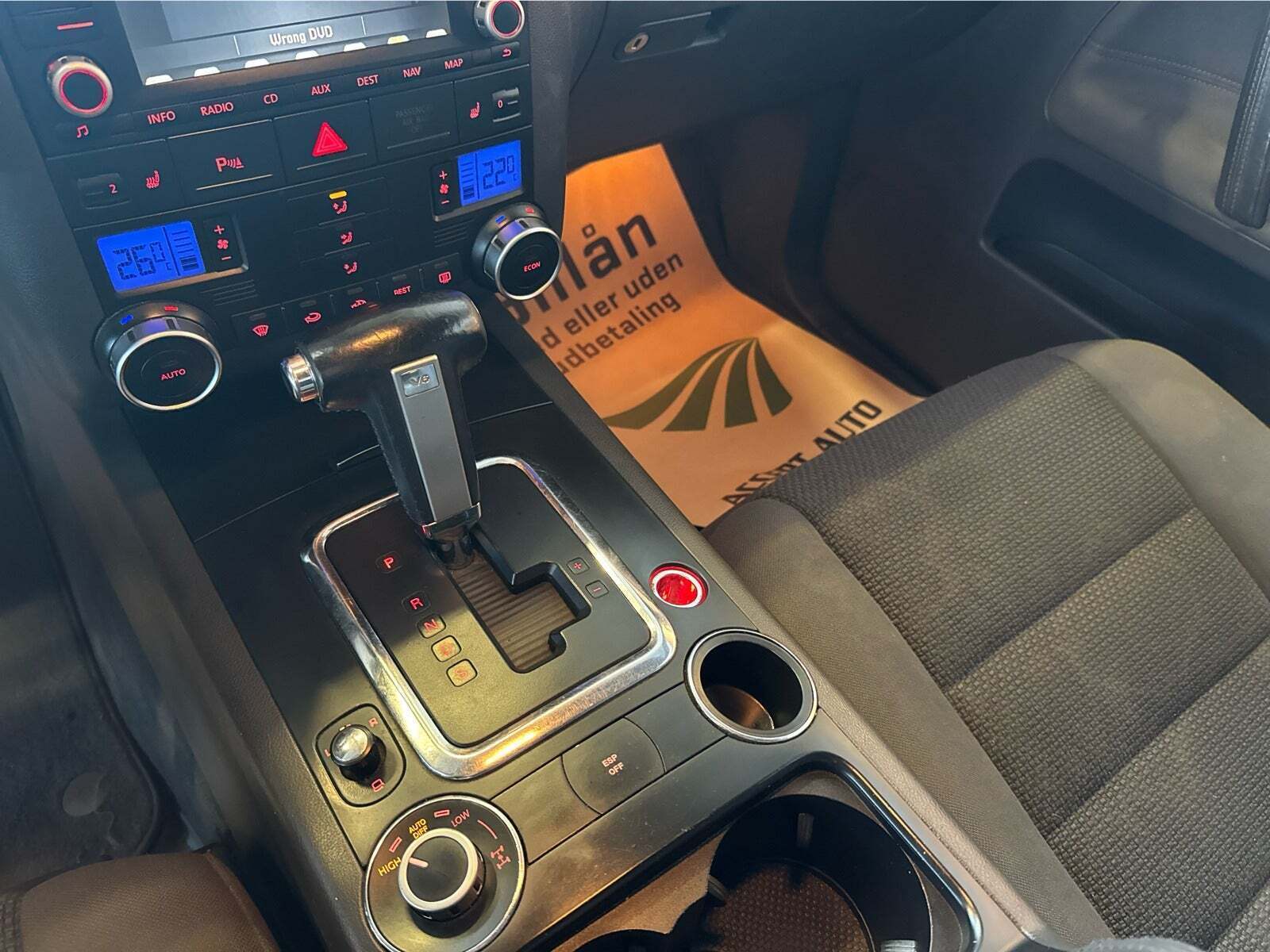 Sort VW Touareg fra 2007