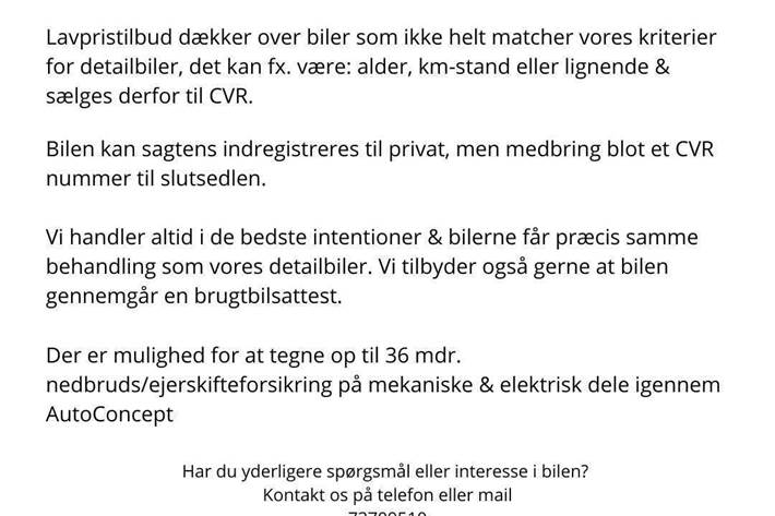 Grå Mercedes C200 fra 2012