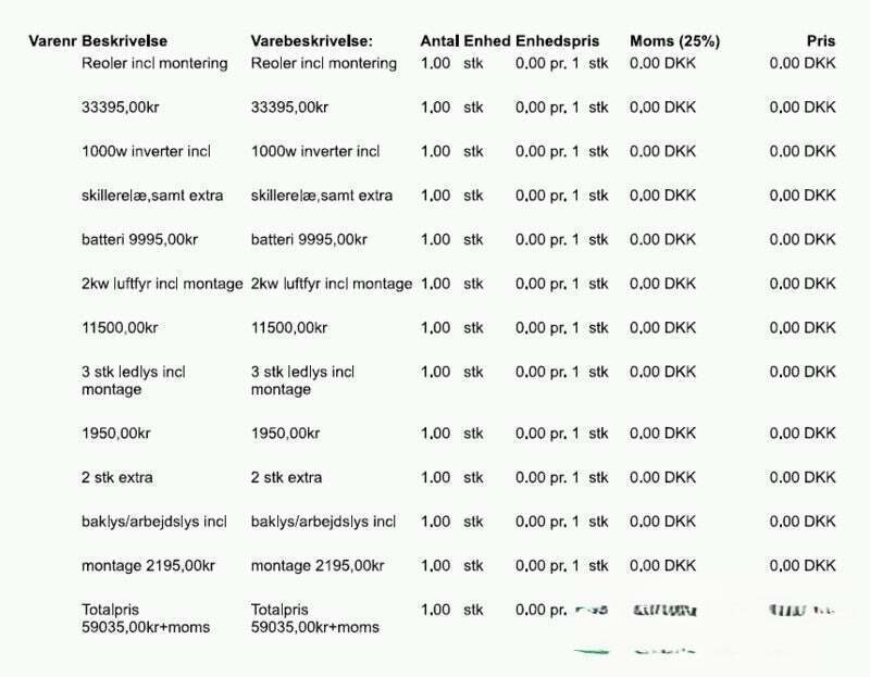 Rød VW Caddy Maxi fra 2022
