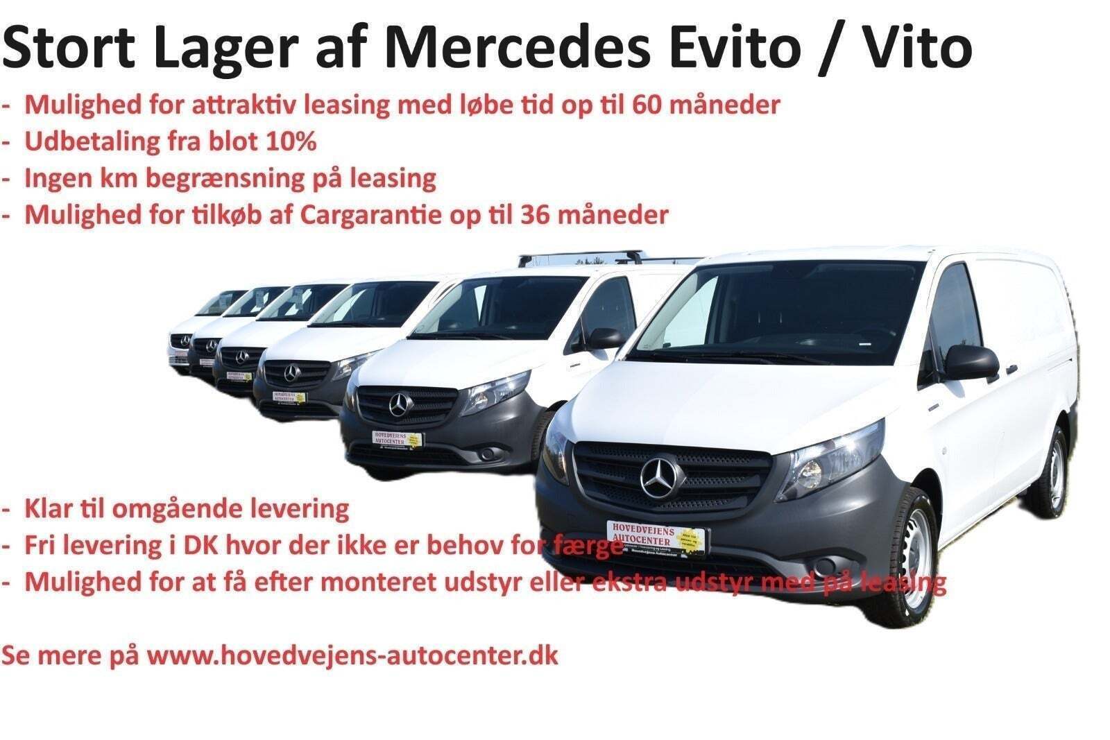 Mercedes Vito 119 2,0 CDi Kassevogn aut. XL RWD