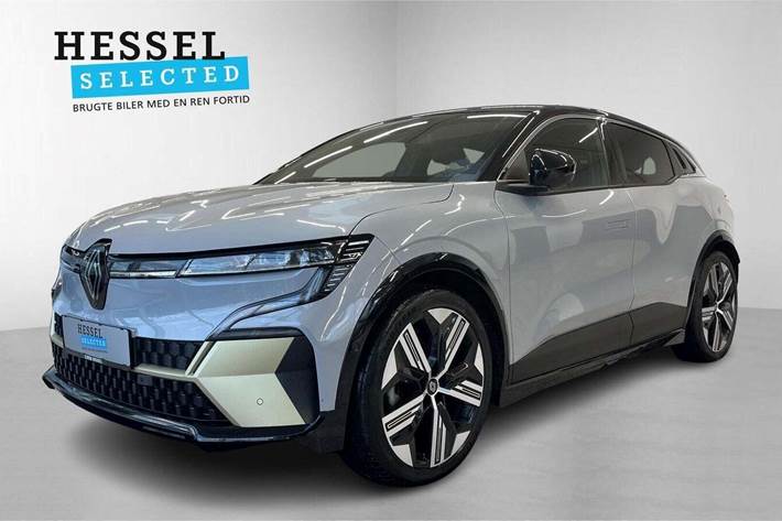 Grå Renault Megane E-Tech fra 2022 set udefra