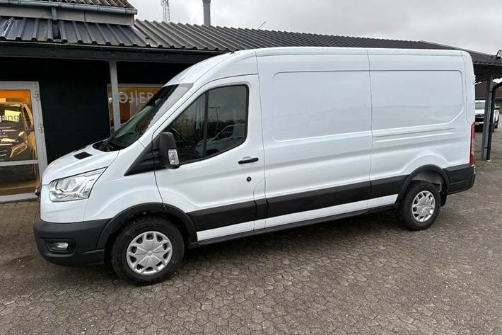 Hvid Ford Transit 350 L3 Van fra 2019
