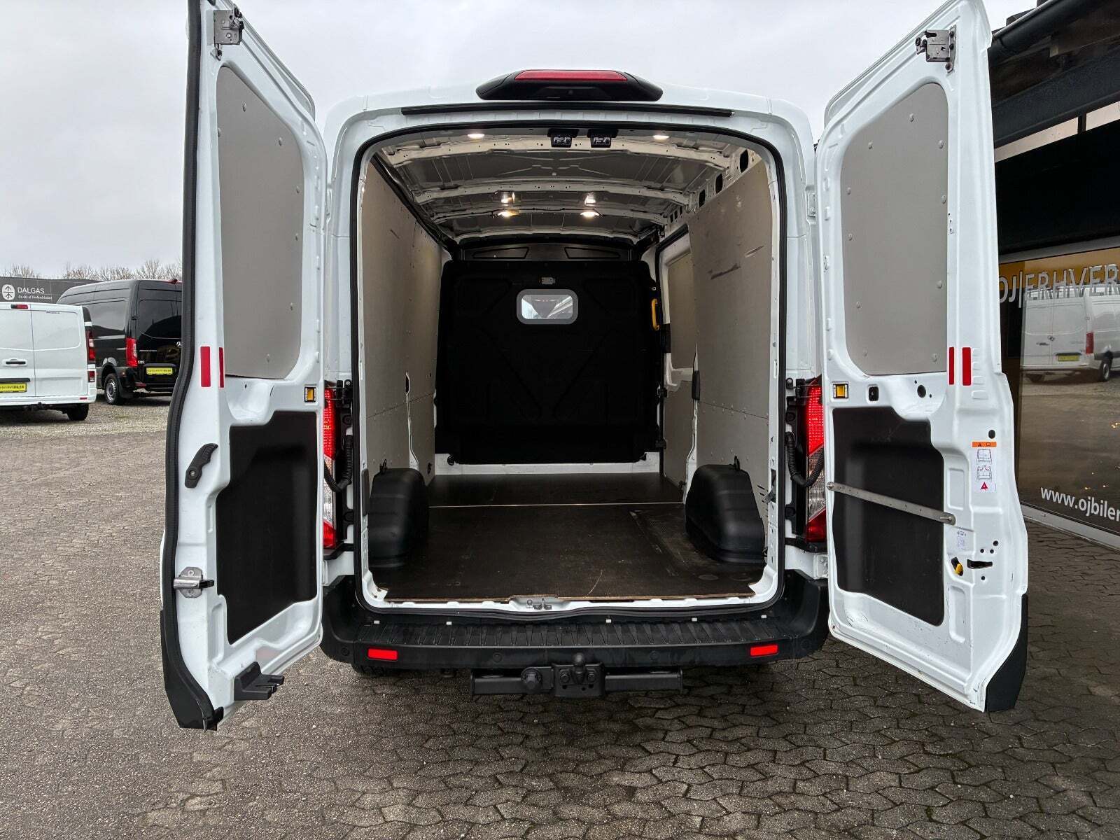 Hvid Ford Transit 350 L3 Van fra 2019