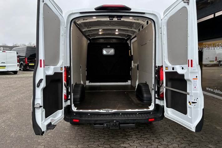 Hvid Ford Transit 350 L3 Van fra 2019