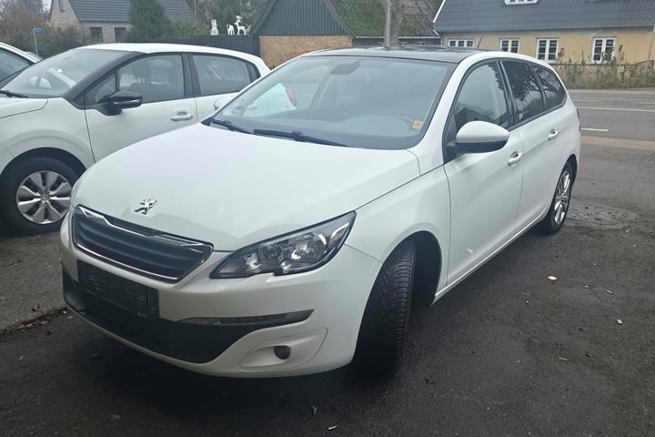 Hvid Peugeot 308 fra 2016