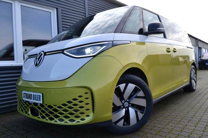 Gul VW ID.Buzz fra 2025