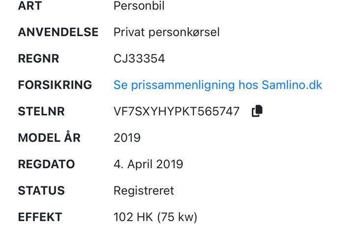 Sort Citroën C3 fra 2019