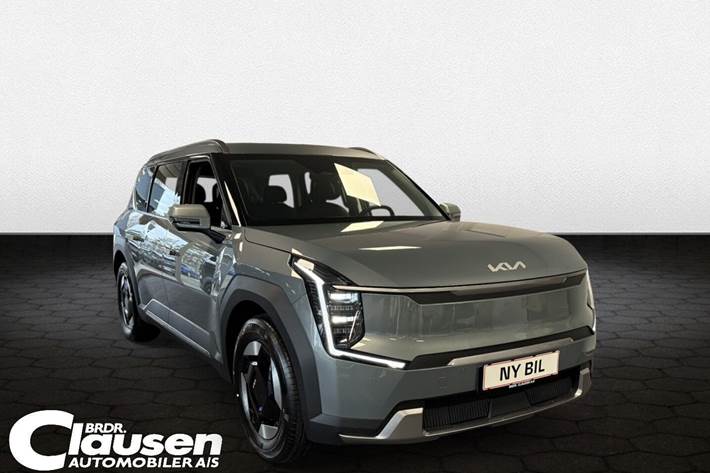 Hvid Kia EV9 fra 2026 set udefra
