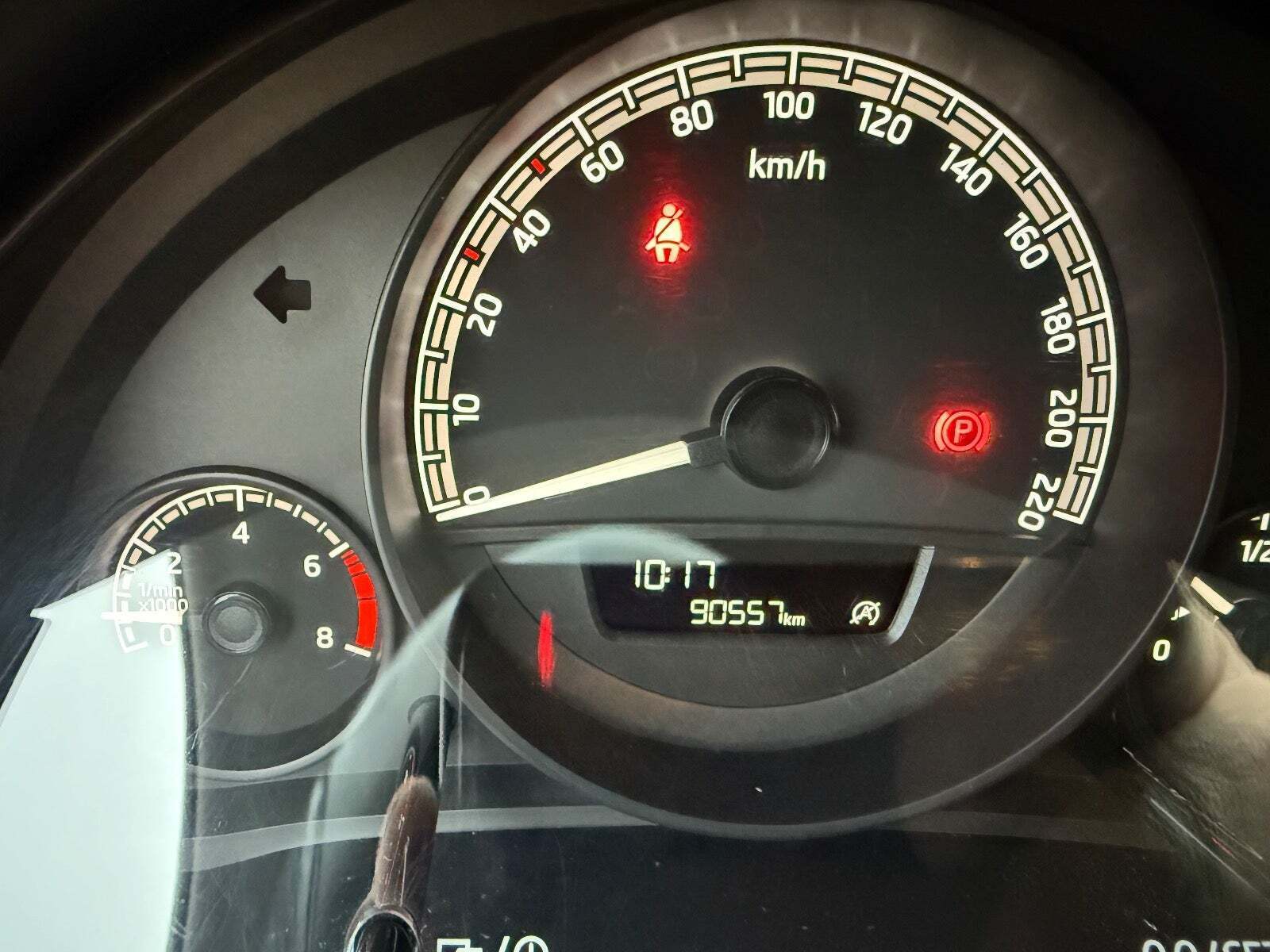 Grå Skoda Citigo fra 2018