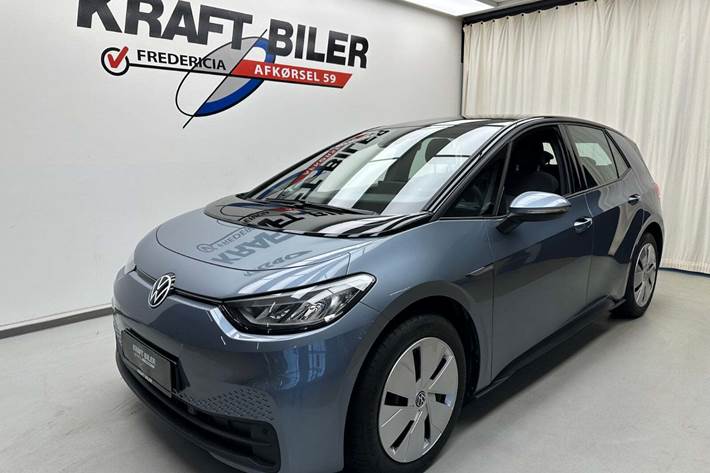 Grå VW ID.3 fra 2022 set udefra