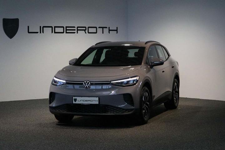 Grå VW ID.4 fra 2026 set udefra